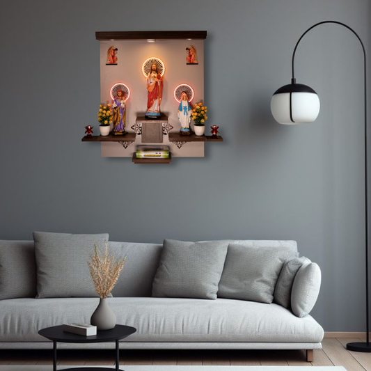 Christian Decor | Home Prayer Unit, Mary and Joseph Statue| Neon Wall Hanging Type